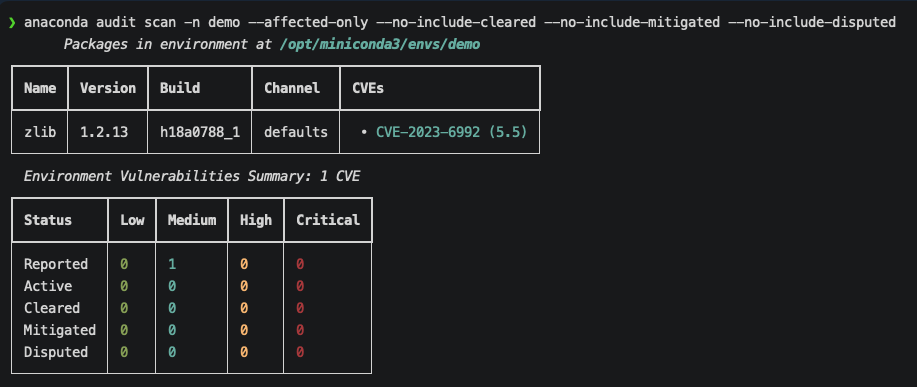 anaconda-auditCLI 插件的用法示例.png